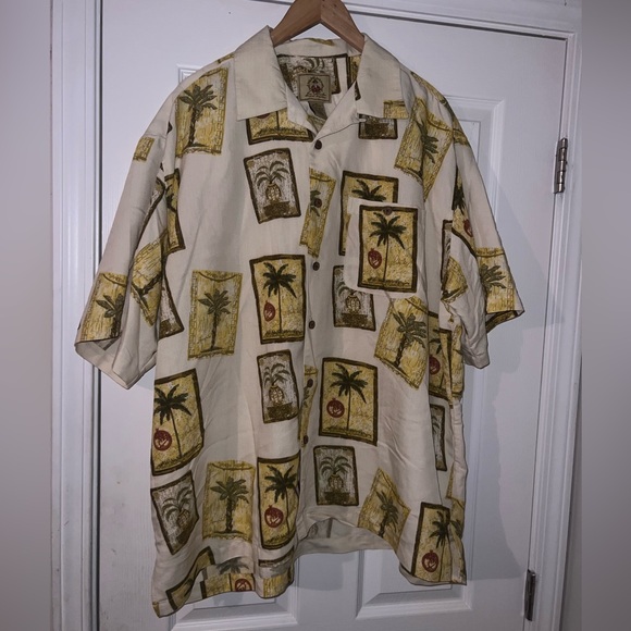 Joe Marlin rayon/polyester short sleeve button up size 3XL - Picture 2 of 8